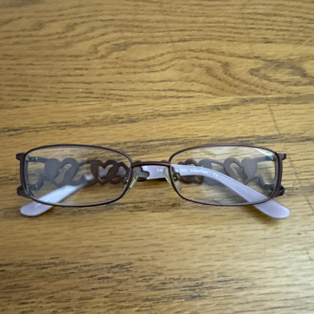 LAURA ASHLEY Girls Sweetheart Glasses Pink Brown 47-15-120 Frames Only